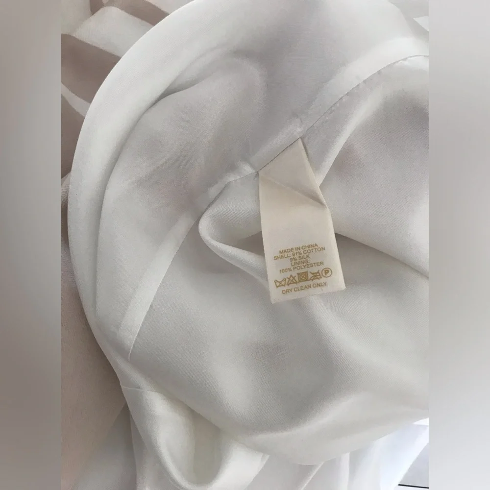 Kate Spade Beige and White Striped Dress - Picture 5 of 5